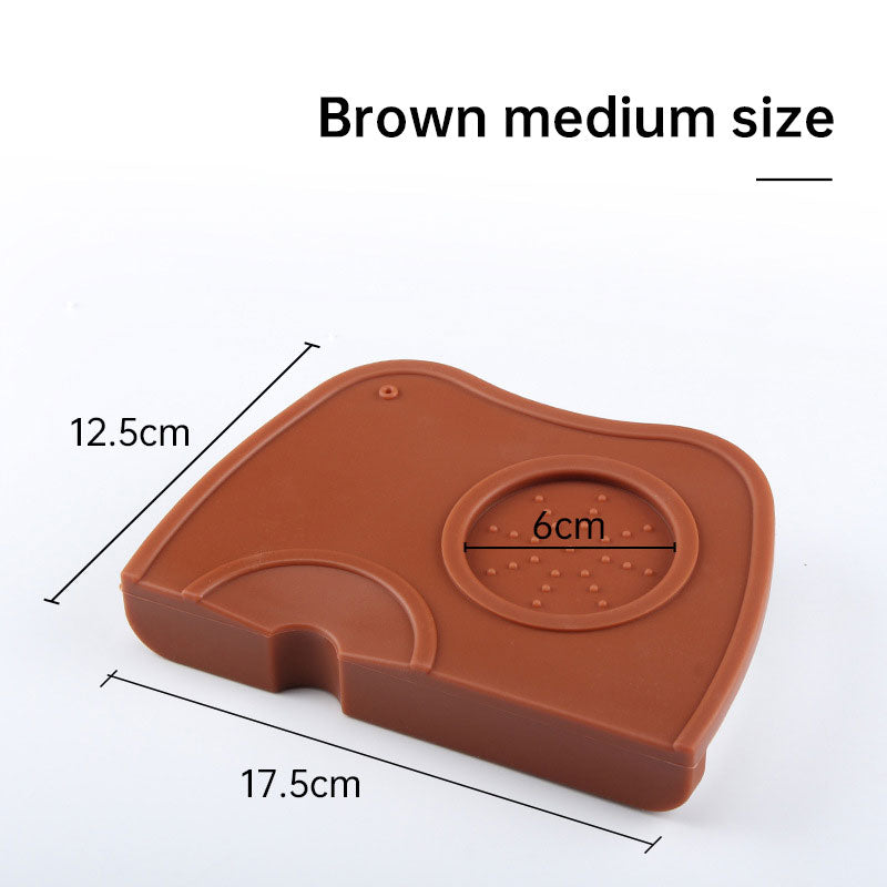 Silicone Coffee Powder Pressing Pad, Anti Slip Powder Hammer Pad, Coffee Powder Pressing Corner Pad, Coffee Pad Corner Pad