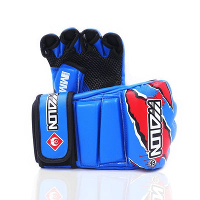 MMA Boxing Gloves Sanda Muay Thai Kick Boxing Mitts Breathable PU Mateial Sparring Grappling Fight Punch Mitts Boxing Equipment