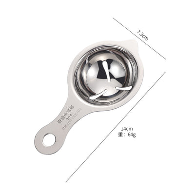 Titanium Plated Egg Separator 304 Stainless Steel Egg White Separator Yolk Protein Separator