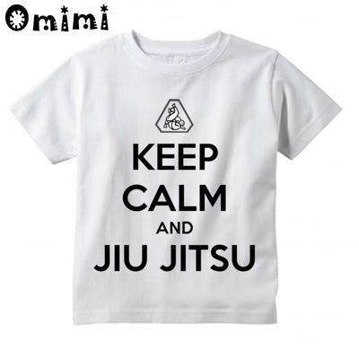 Kids Jiu Jitsu Design T Shirt Boys and Girls Great Casual Short Sleeve Tops Children'S Funny T-Shirt