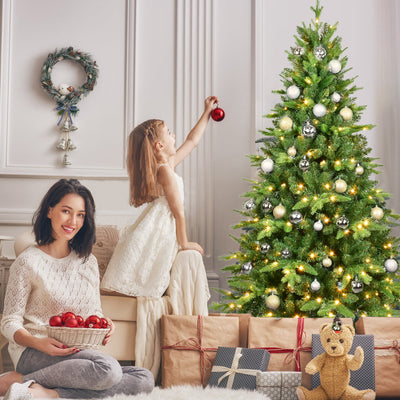 7FT PE&PVC Prelit Christmas Tree
