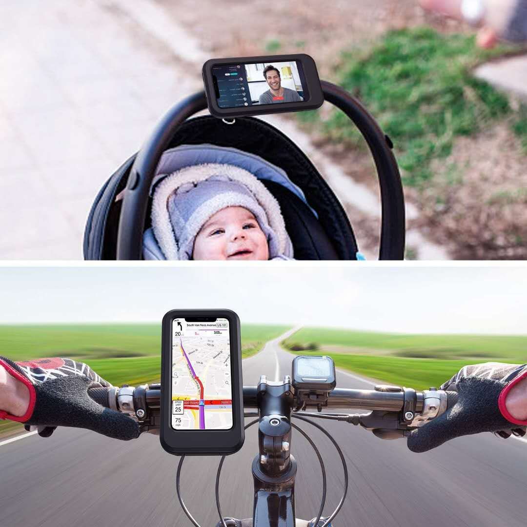 Bicycle Mobile Phone Bracket Waterproof Electric Vehicle Motorcycle Mobile Phone Bracket Mountain Bike Waterproof Bag