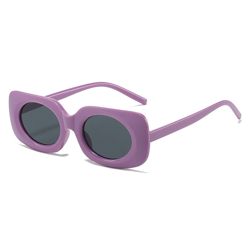 Autumn New Square Sunglasses Trend Simple Macaron Glasses Fashion INS Sunglasses Women