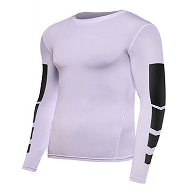 Fitness MMA Boxing Shirt Men Rashguard mma Bjj Jiu jitsu Long Sleeve T Shirt Muay thai Men Skull Print 3D Boxing Jerseys Tops