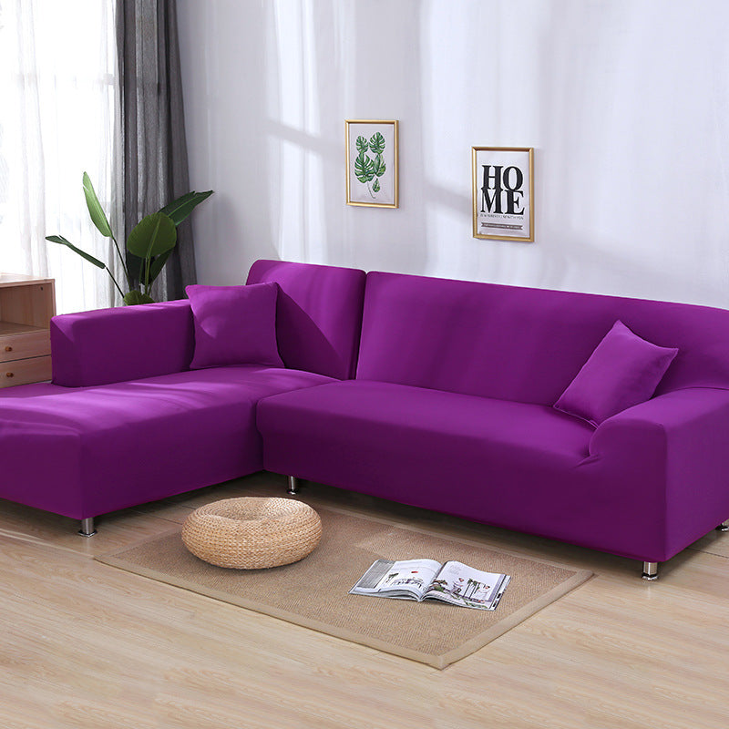 Elastic Sofa Cover All-Inclusive L-Shaped Sofa Cover Leather Sofa Towel Full Cover Combination Four Seasons