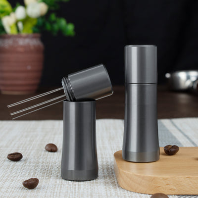 Coffee Cloth Powder Injection Stainless Steel Needle Loose Powder Injection Coffee Powder Disperser Italian Coffee Auxiliary Base Powder Dispenser