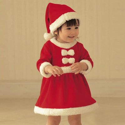 Children Christmas Clothing Set 12M-3Y Baby Boys Girls Christmas Suit and Dress Santa Claus Costumes Newborn Enfant Clothes