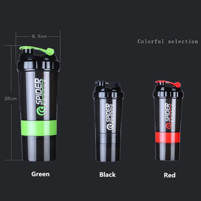 BAISPO Creative Protein Powder Shake  Mixing  Fitness Kettle  Sports Water Bottle
