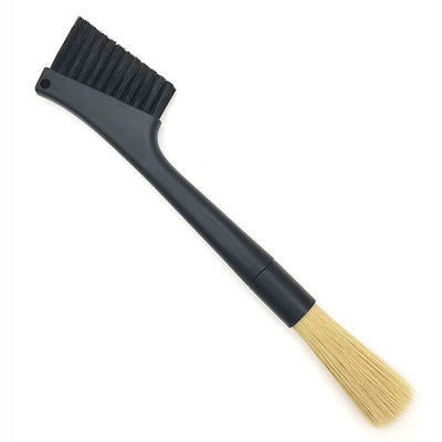 Bean grinder cleaning brush coffee machine brush dual head brush coffee shop bar counter brush coffee machine brush