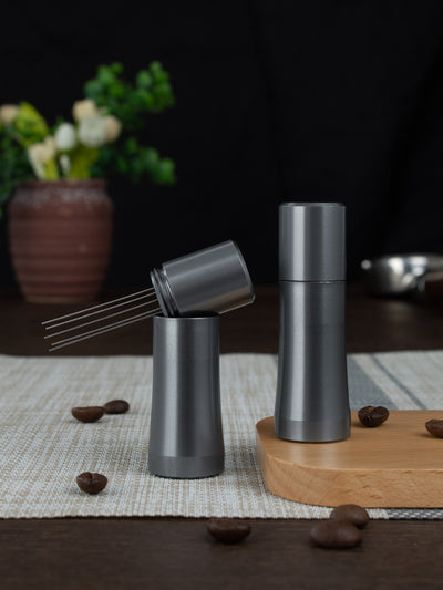 Coffee Cloth Powder Injection Stainless Steel Needle Loose Powder Injection Coffee Powder Disperser Italian Coffee Auxiliary Base Powder Dispenser