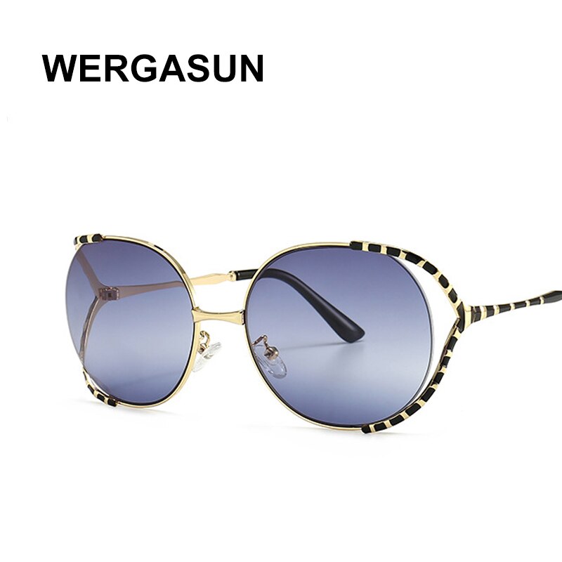Fashionable And Modern Metal Sunglasses Metal Large Frame Baking Varnish Sunglasses Street Photos Ins Sunglasses