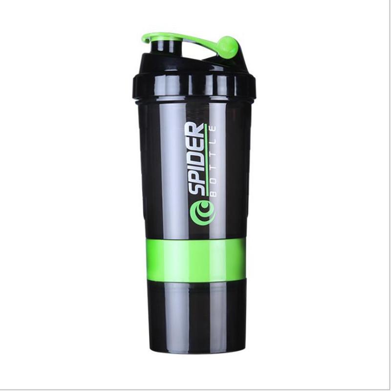BAISPO Creative Protein Powder Shake  Mixing  Fitness Kettle  Sports Water Bottle