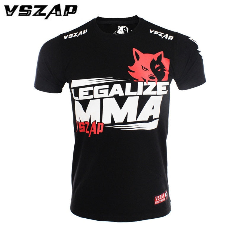 VSZAP Brazilian MMA Fighting Unisex T-shirt Muay Thai Jersey Kickboxing Tee MMA Thai Boxing Tees