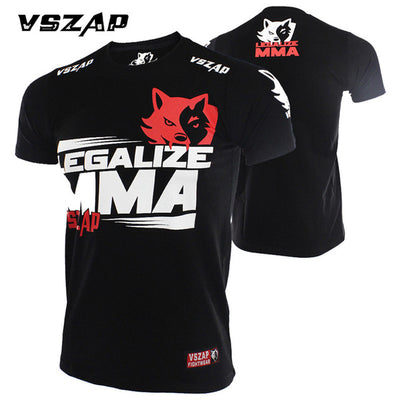VSZAP Brazilian MMA Fighting Unisex T-shirt Muay Thai Jersey Kickboxing Tee MMA Thai Boxing Tees