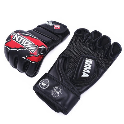 MMA Boxing Gloves Sanda Muay Thai Kick Boxing Mitts Breathable PU Mateial Sparring Grappling Fight Punch Mitts Boxing Equipment