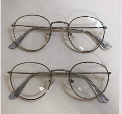 New Designer Woman Glasses Optical Frames Metal Round Glasses Frame Clear lens Eyeware Black Silver Gold Eye Glass