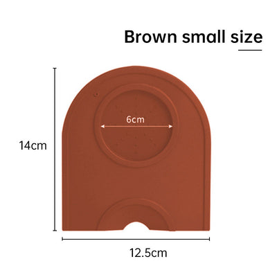 Silicone Coffee Powder Pressing Pad, Anti Slip Powder Hammer Pad, Coffee Powder Pressing Corner Pad, Coffee Pad Corner Pad