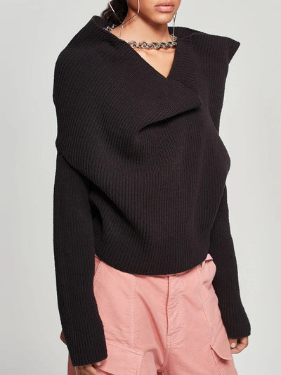 Splicing Chain Sweater Woman Pullover