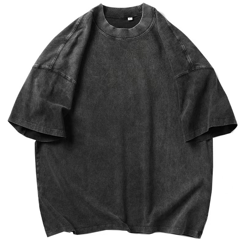 Washed and distressed short sleeved T-shirt, Japanese anime Nika form, Luffy pure cotton T-shirt