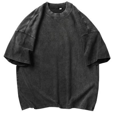Washed and distressed short sleeved T-shirt, Japanese anime Nika form, Luffy pure cotton T-shirt
