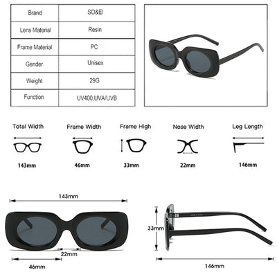 Autumn New Square Sunglasses Trend Simple Macaron Glasses Fashion INS Sunglasses Women