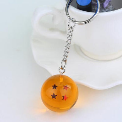 Anime Goku Dragon Ball Key Chains 3D 1-7 Stars