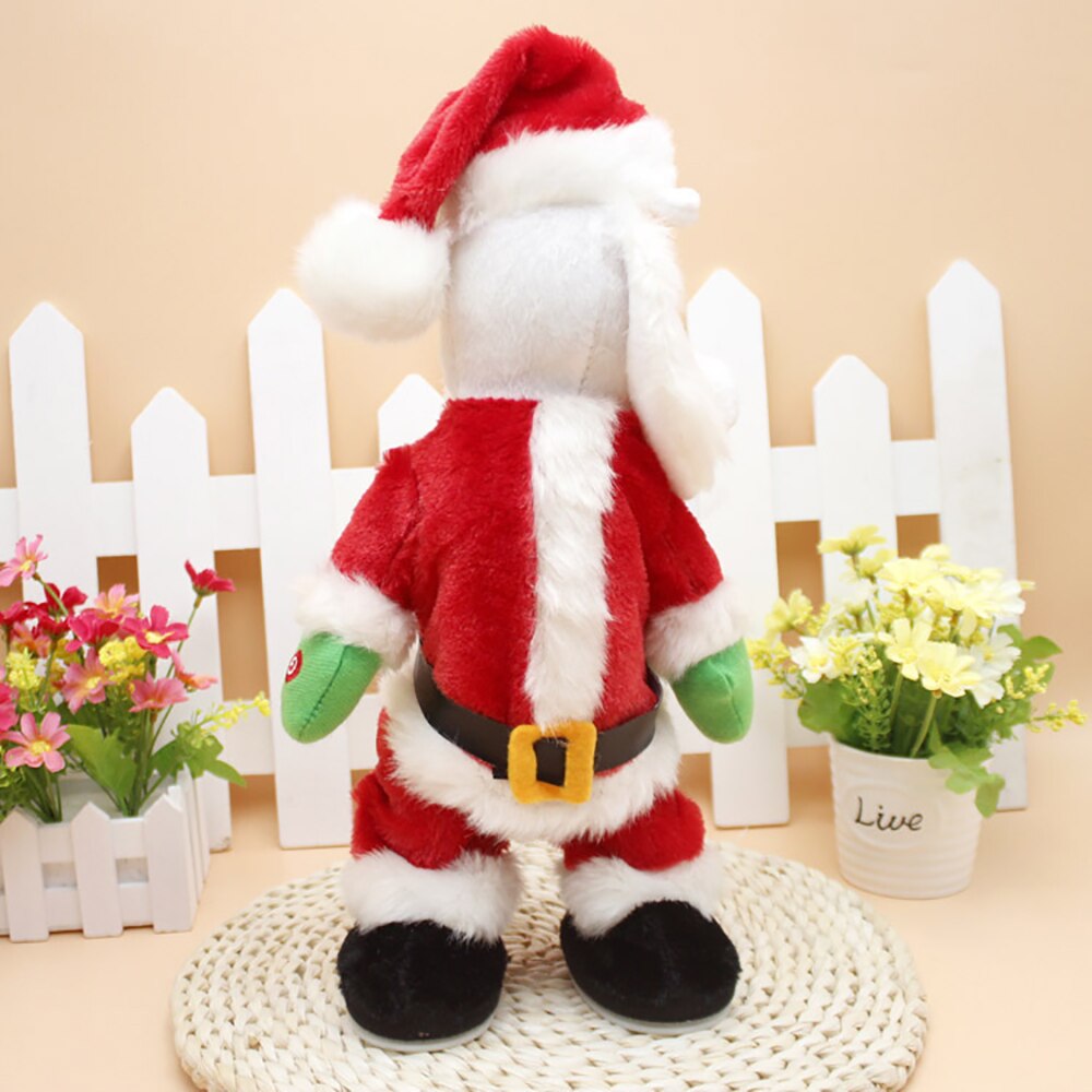 Electric Santa Claus Toy Buttocks Music Santa Claus Doll Shaking Hip Santa Claus Singing Electric Toy