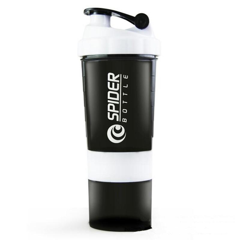 BAISPO Creative Protein Powder Shake  Mixing  Fitness Kettle  Sports Water Bottle