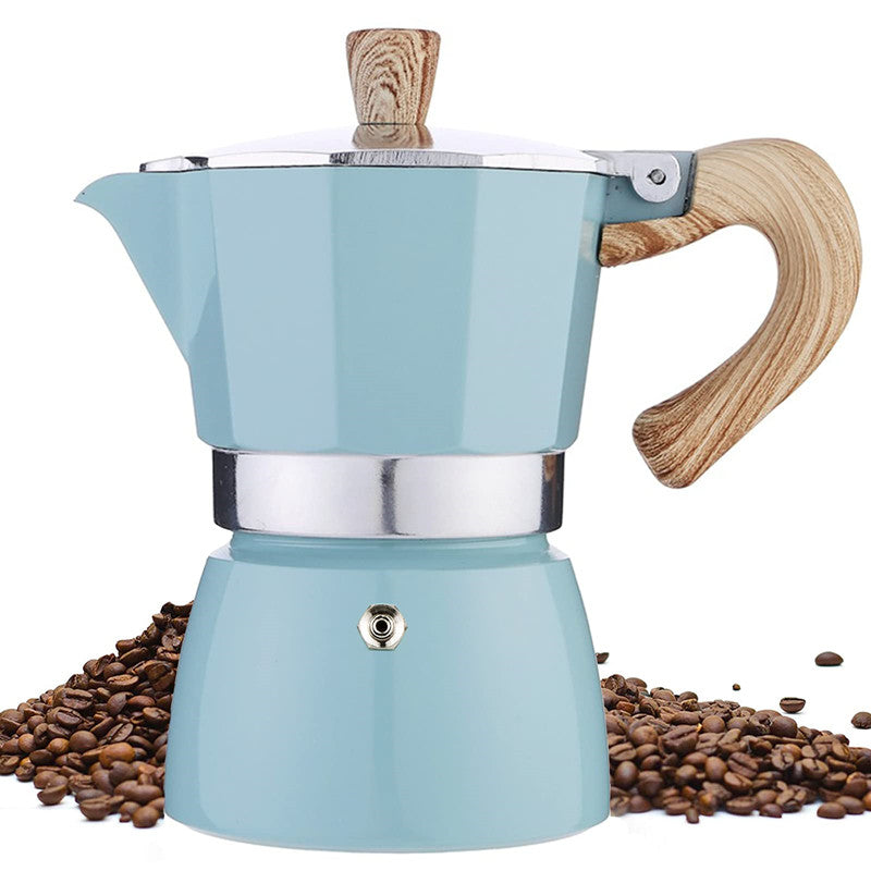 Thickened Coffee Pot European Octagonal Pot Popular Italian Hand Brewed Coffee Mocha Pot Cold Extraction Pot Coffee Making Tool