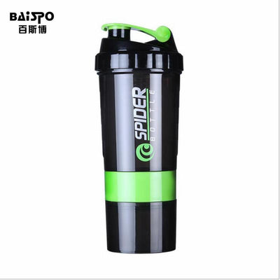 BAISPO Creative Protein Powder Shake  Mixing  Fitness Kettle  Sports Water Bottle