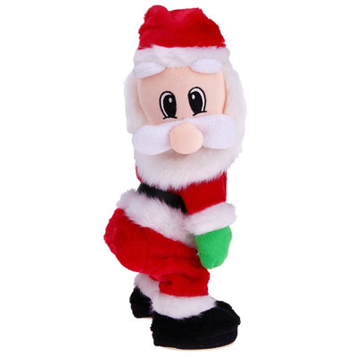 Electric Santa Claus Toy Buttocks Music Santa Claus Doll Shaking Hip Santa Claus Singing Electric Toy