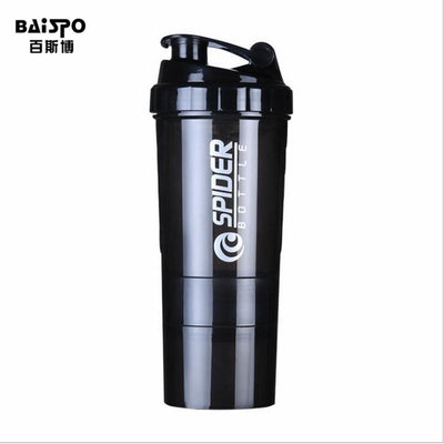 BAISPO Creative Protein Powder Shake  Mixing  Fitness Kettle  Sports Water Bottle