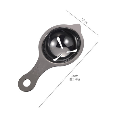 Titanium Plated Egg Separator 304 Stainless Steel Egg White Separator Yolk Protein Separator