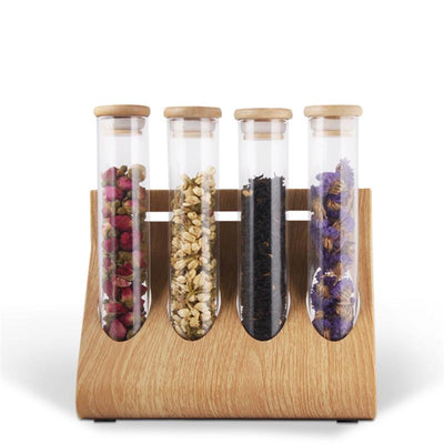 Coffee Flower Tea Coffee Bean Display Rack Sealing Jar