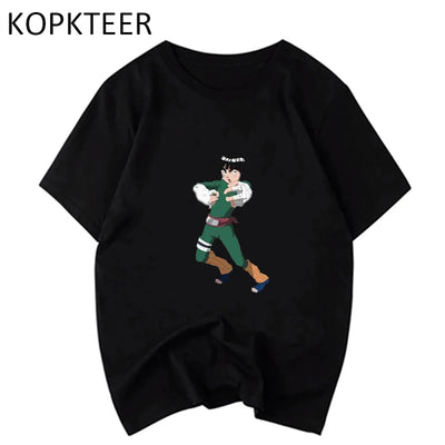 Rock Lee Drunken Fist Colorful Paint Splatters and Dripssummer Men Fashion Funny Printed T-Shirt Tee Hipster Tshirt Design Tops