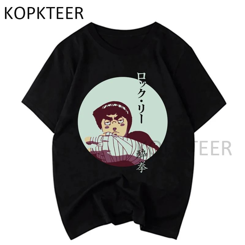 Rock Lee Drunken Fist Colorful Paint Splatters and Dripssummer Men Fashion Funny Printed T-Shirt Tee Hipster Tshirt Design Tops